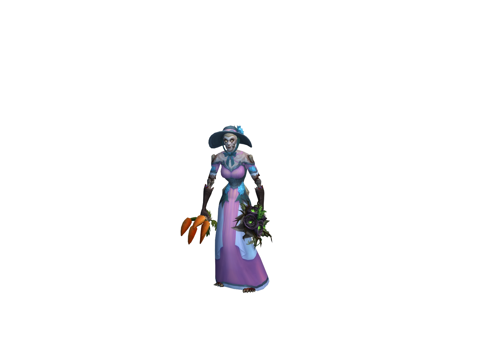 Малекула 3D character render