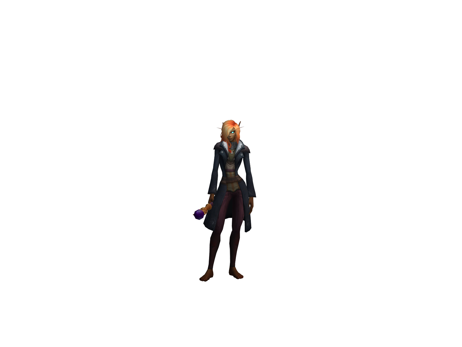 Надиралка 3D character render