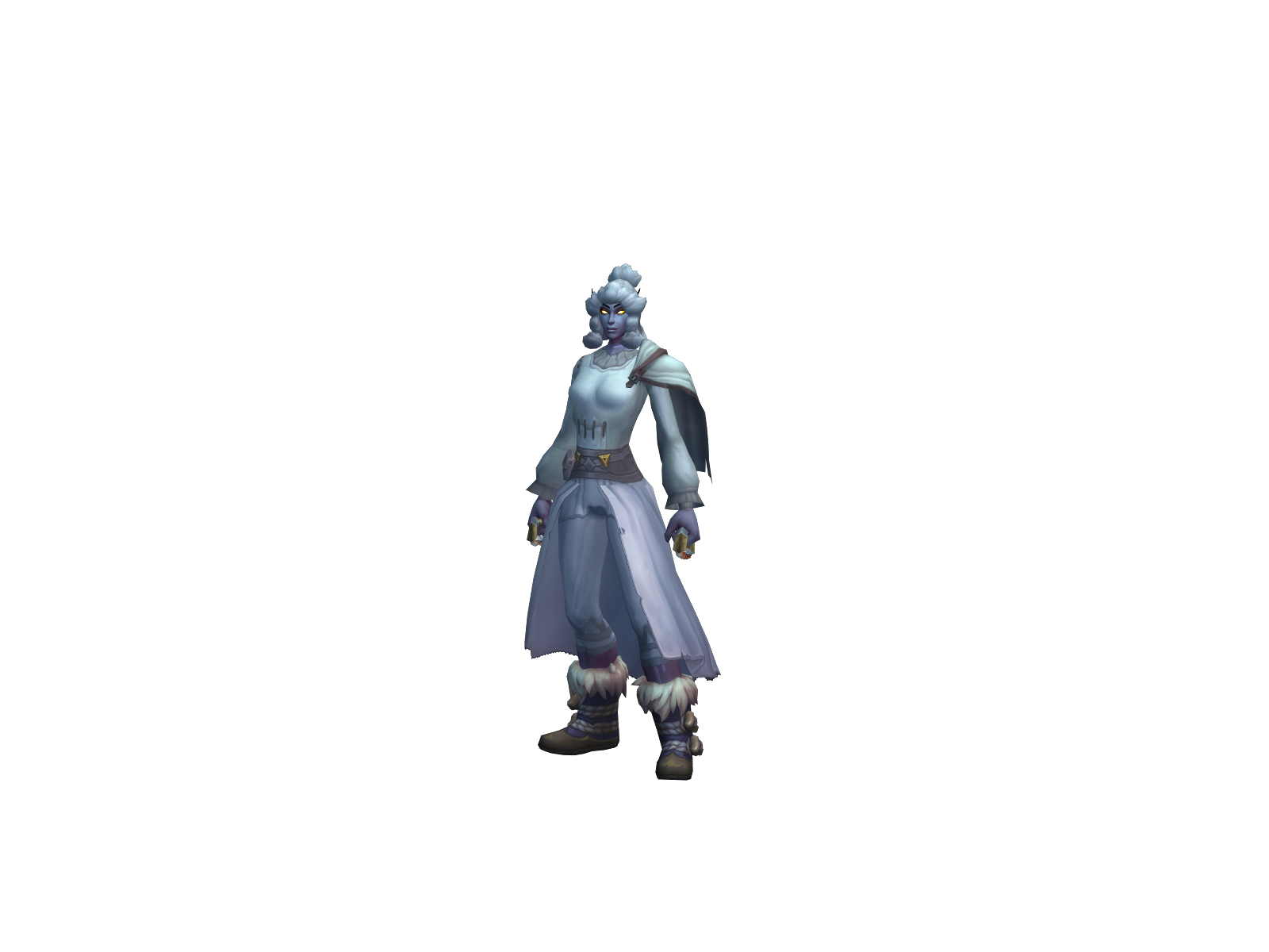 Элариэль 3D character render