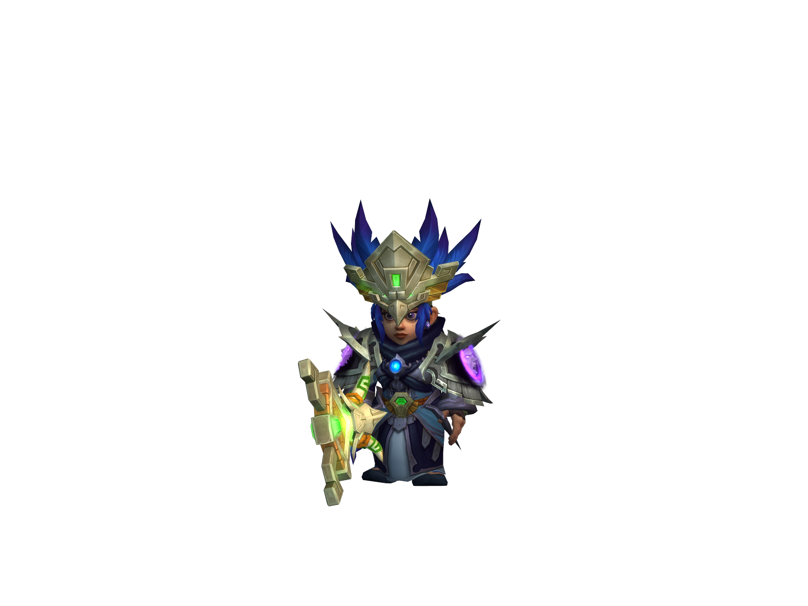 Минигойда 3D character render