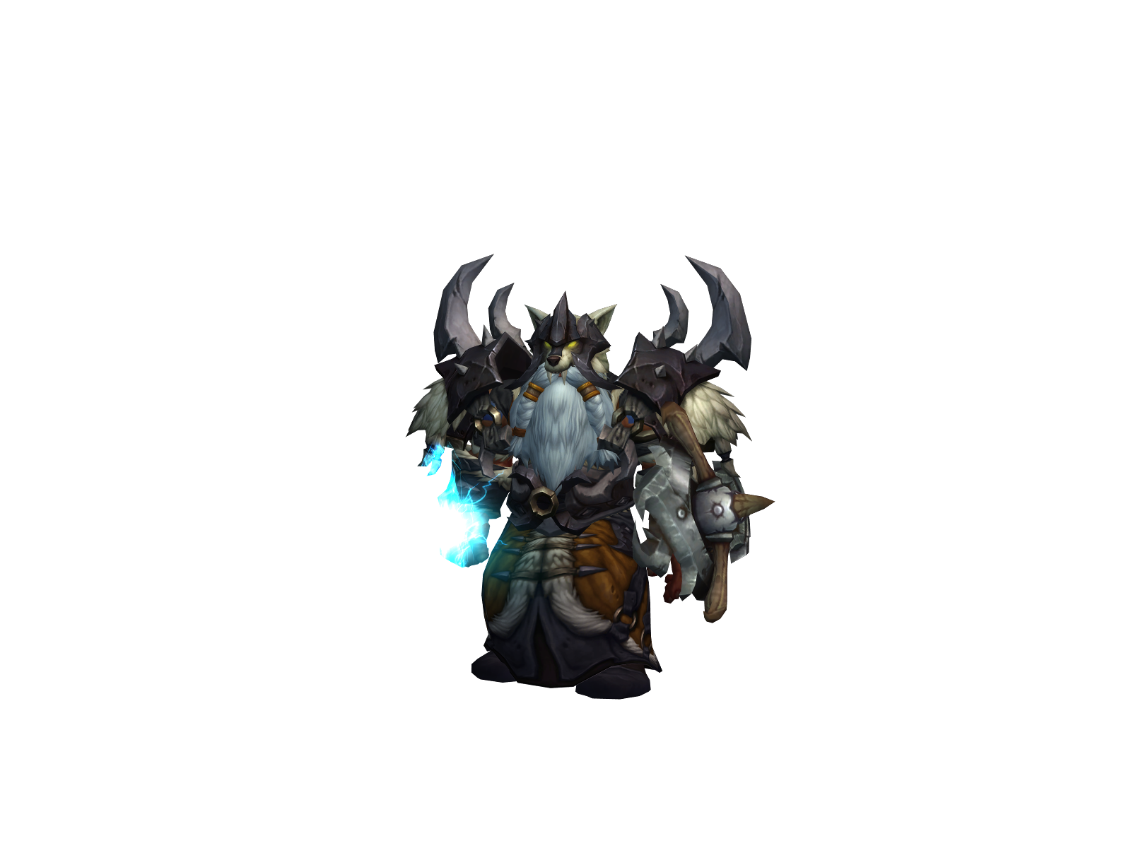 Дэмнос 3D character render