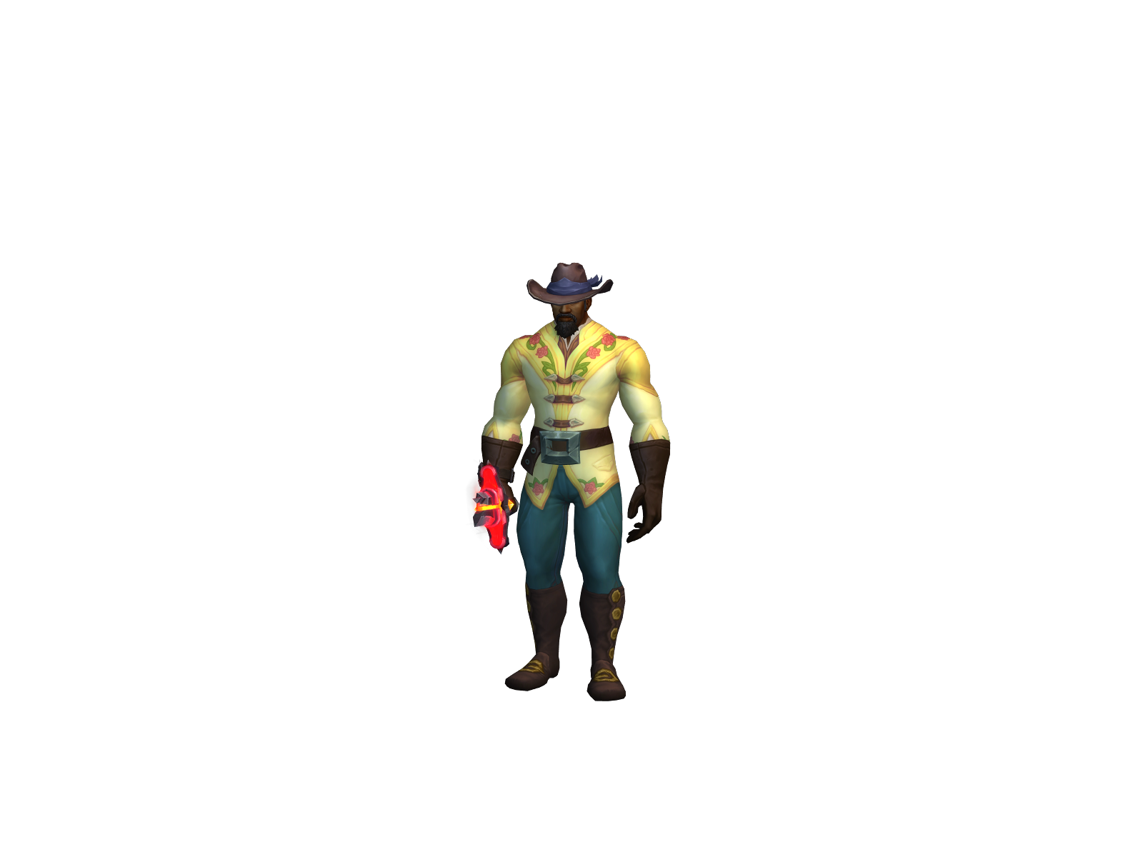 Bobross 3D character render