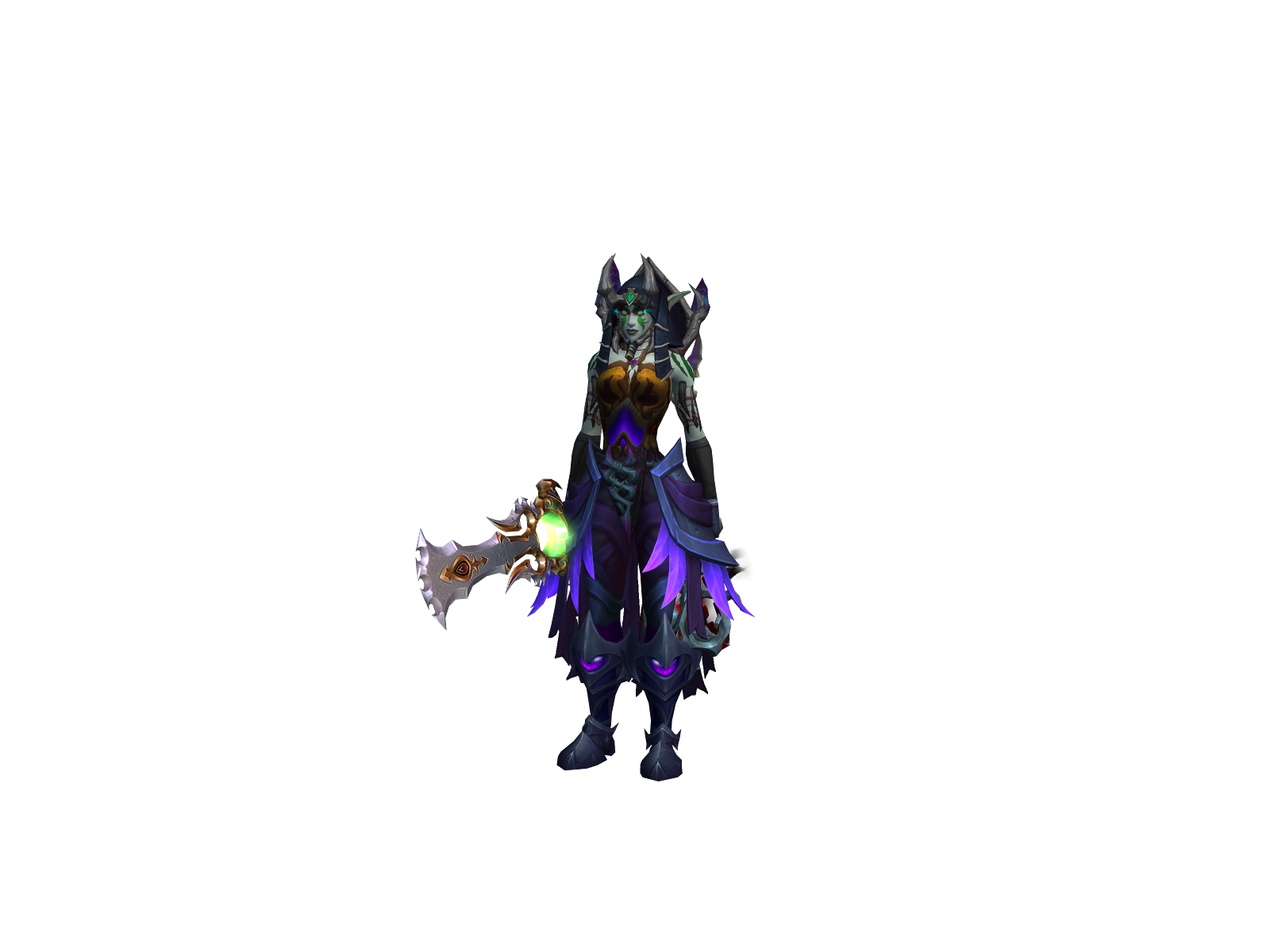 Mystike 3D character render