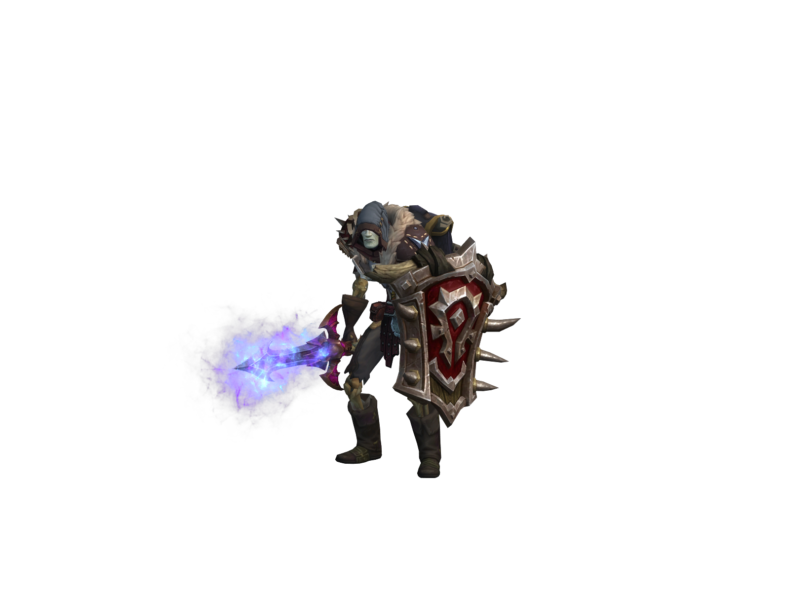 Draug 3D character render