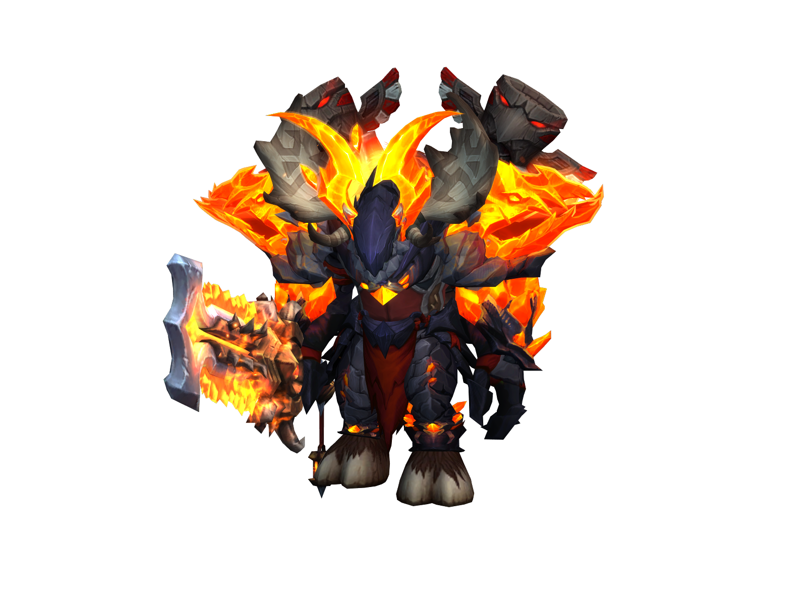 Gnesk 3D character render