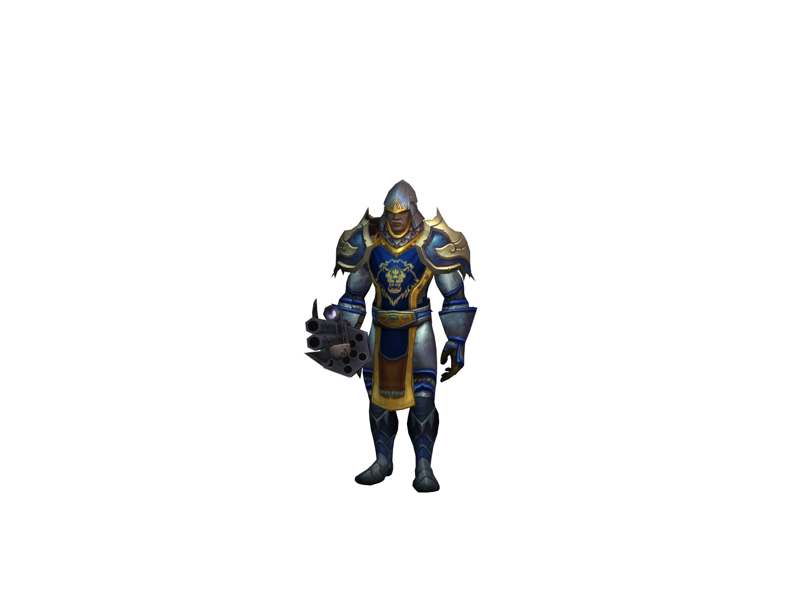 Rohamlövész 3D character render