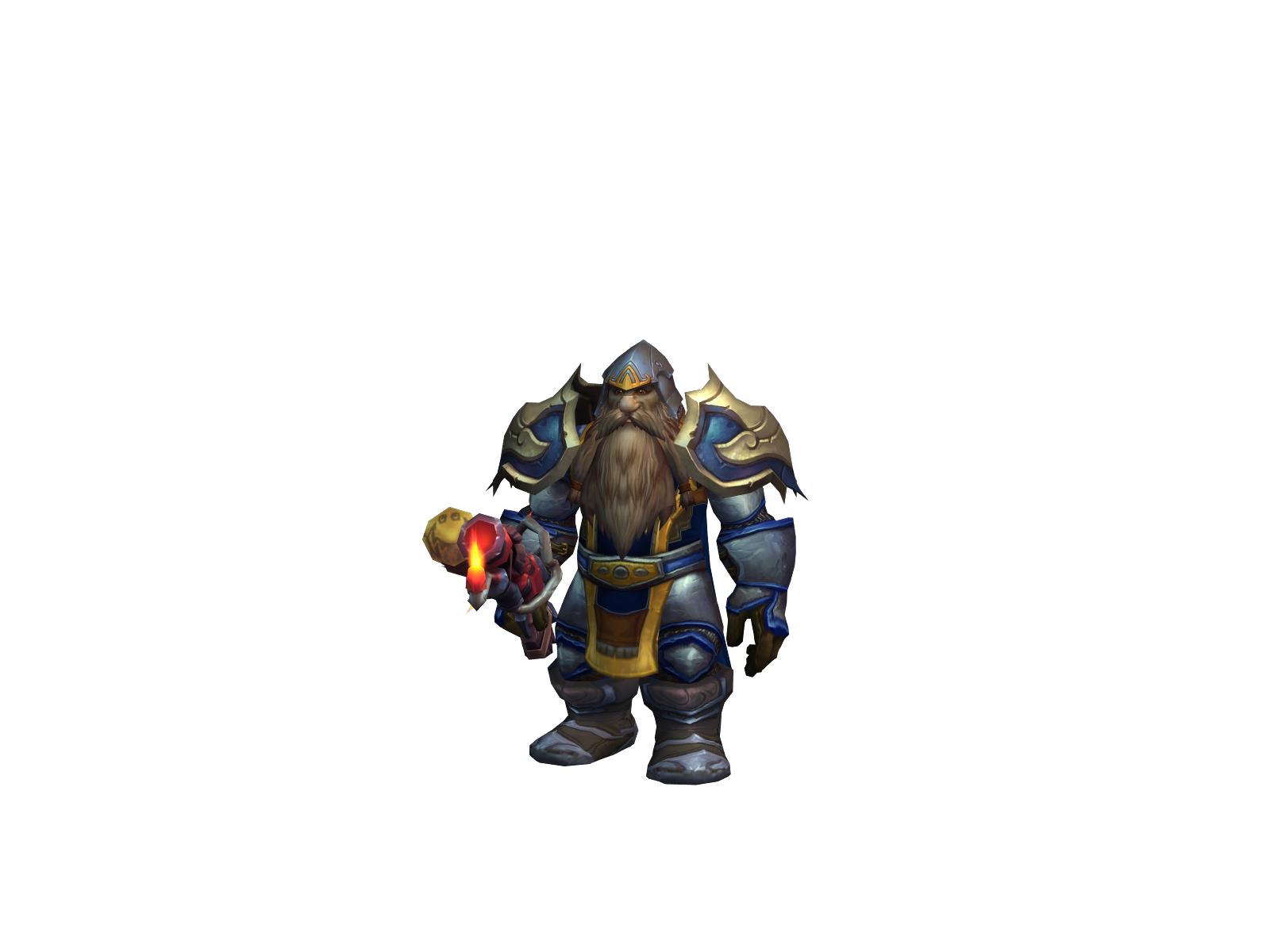 Oldfieryhand 3D character render