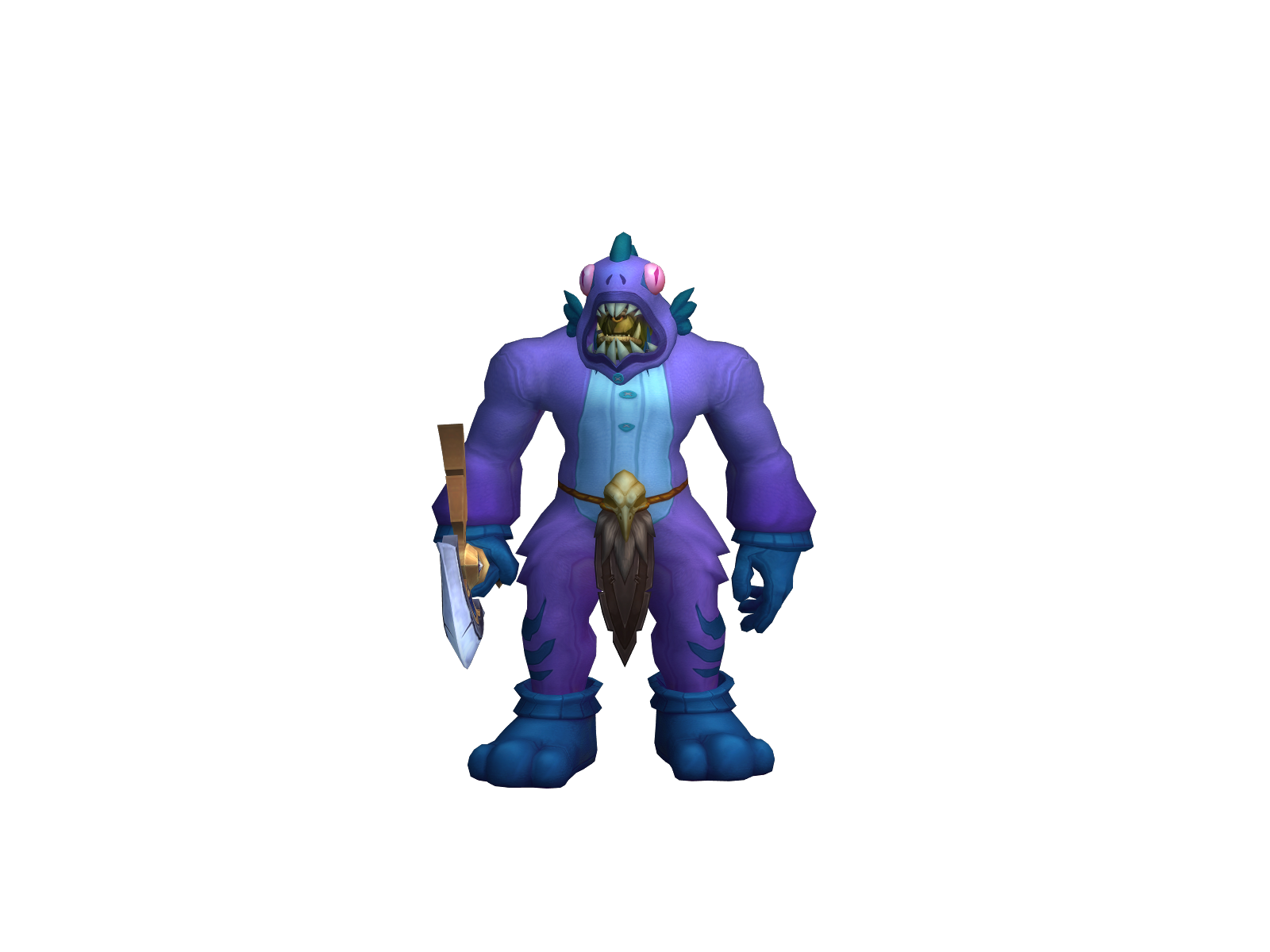 Speelmonk 3D character render