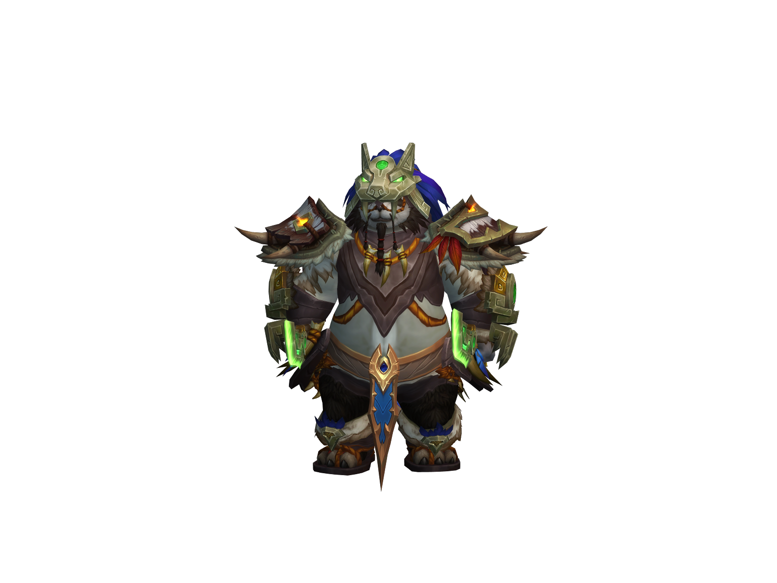 Pandaninjaa 3D character render