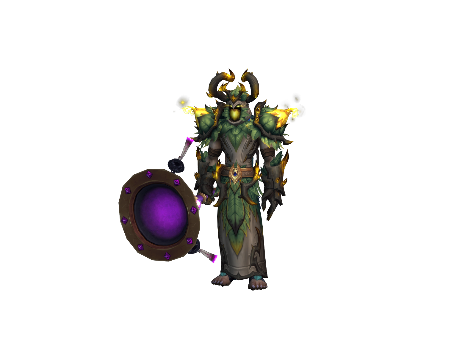 Whitecalis 3D character render