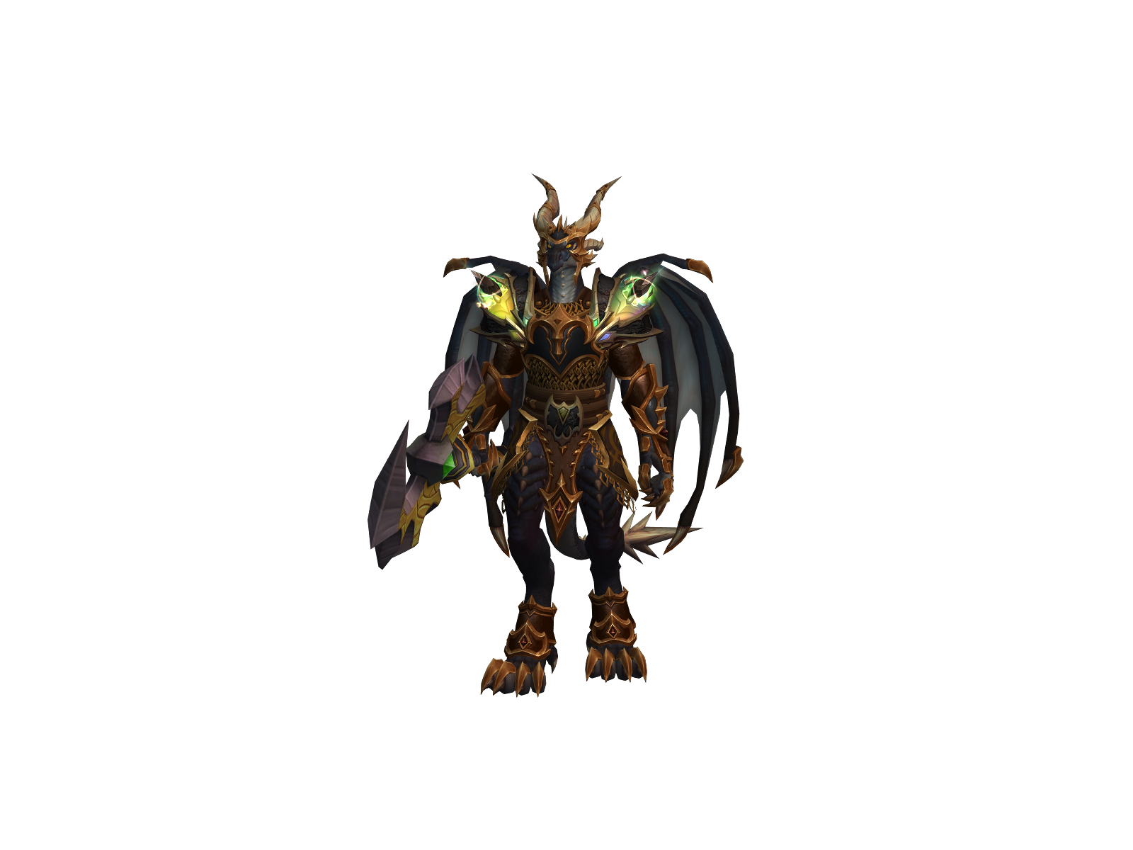 Draeco 3D character render