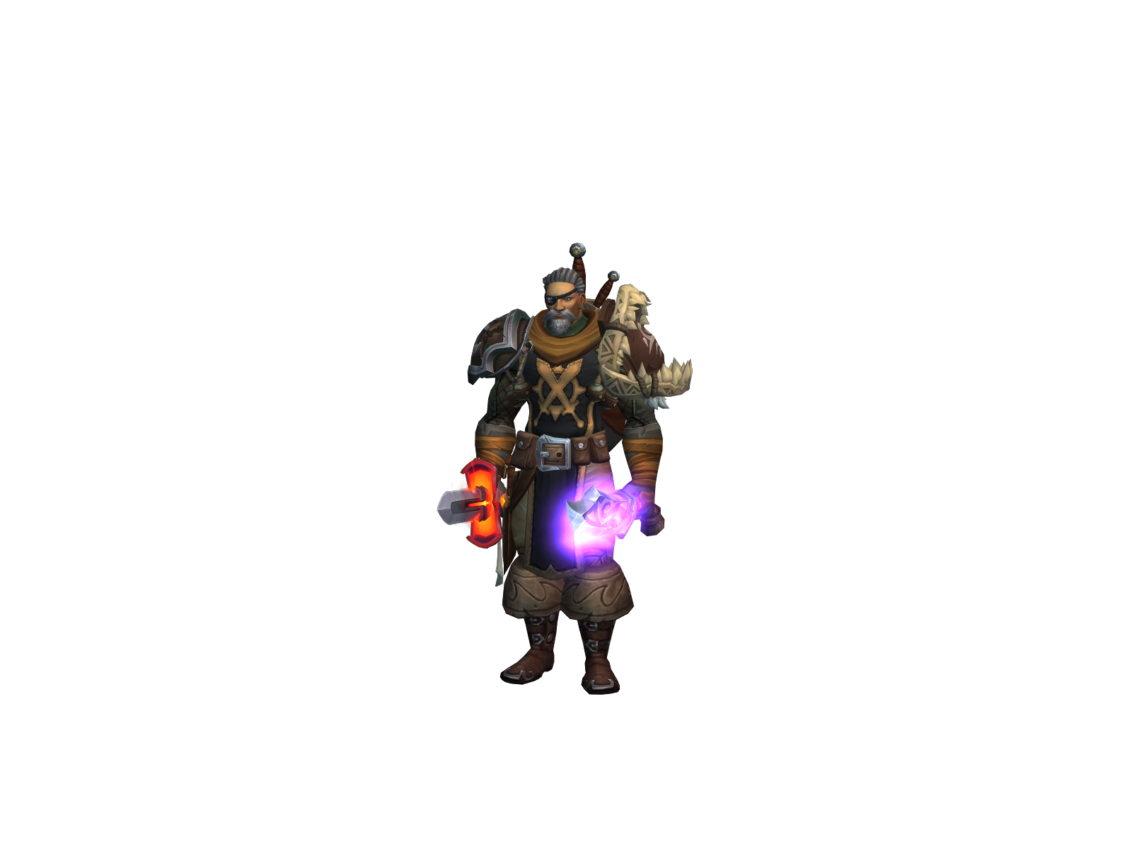 Маллестар 3D character render