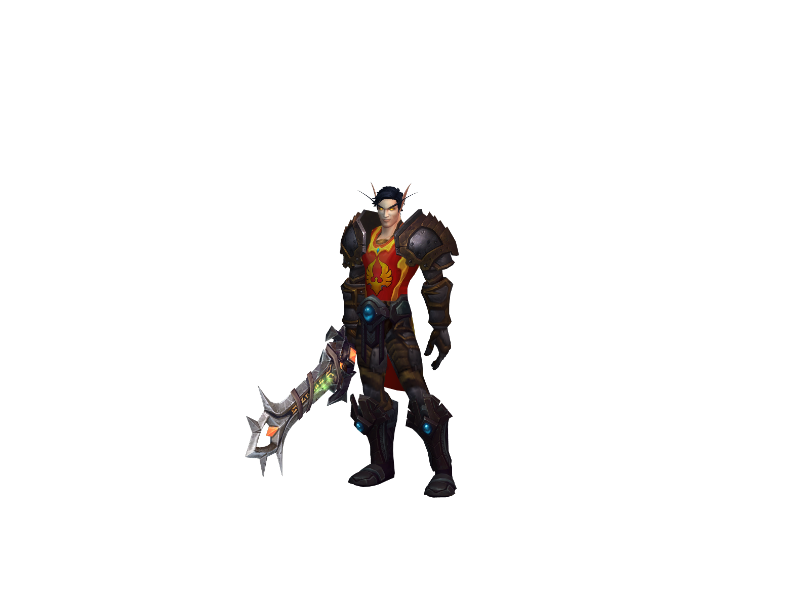 Язимото 3D character render