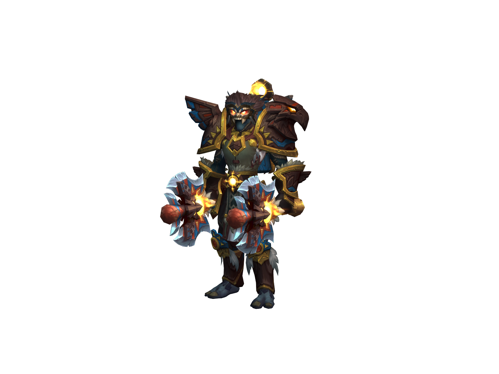 Дэрук 3D character render