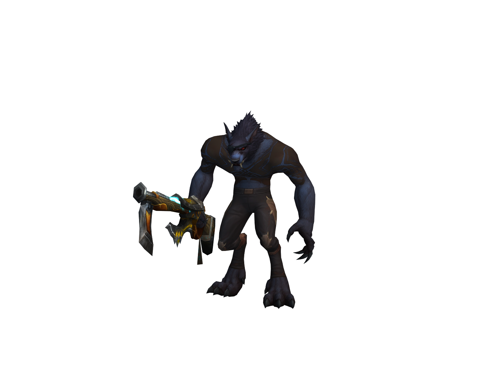 Грендивульф 3D character render