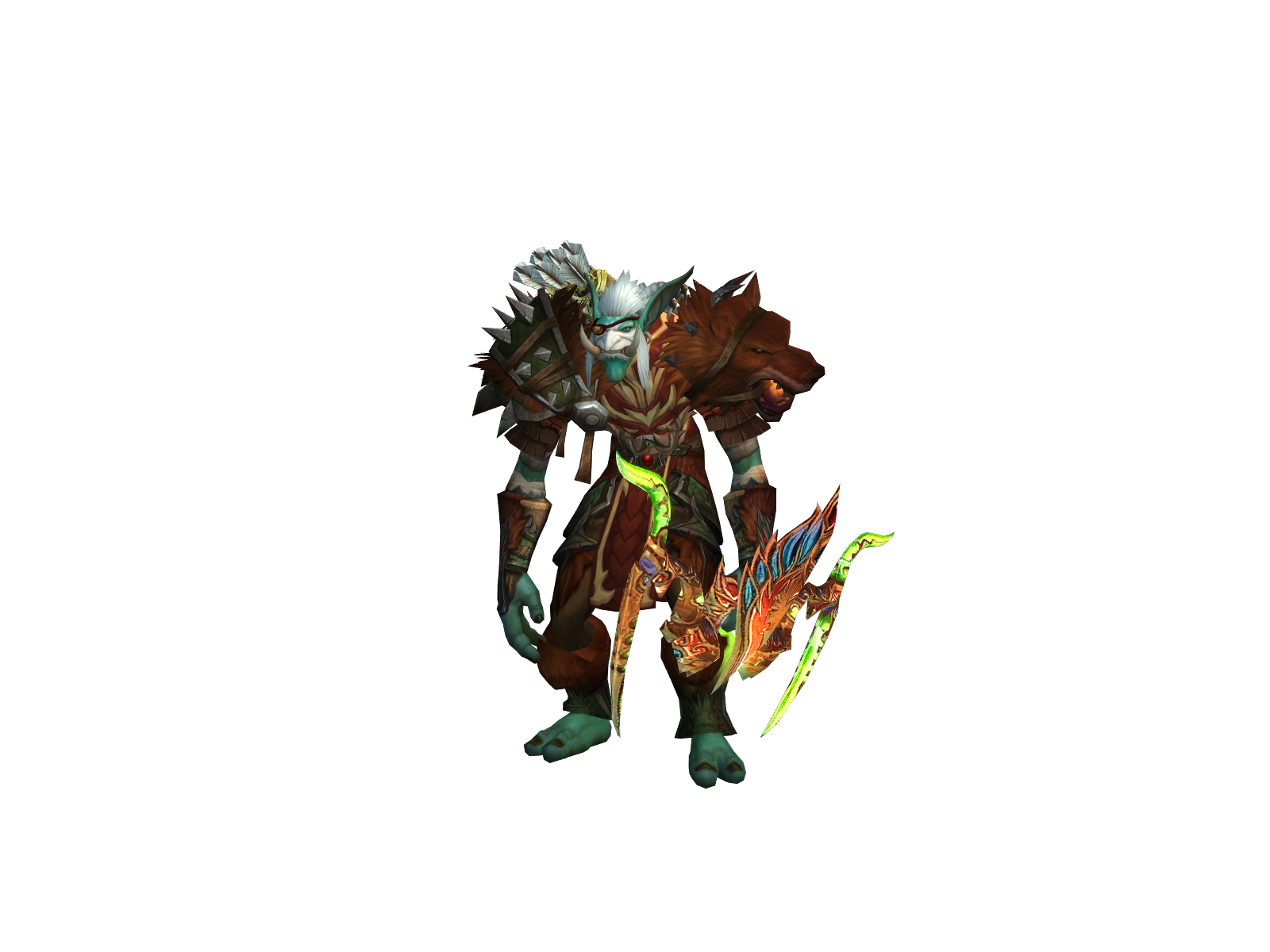 Тальбо 3D character render