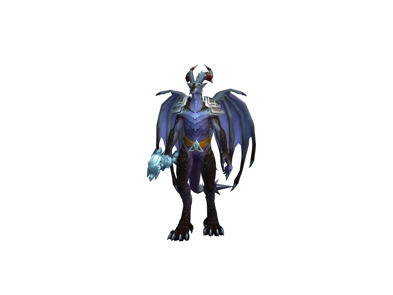 Сексидракон 3D character render
