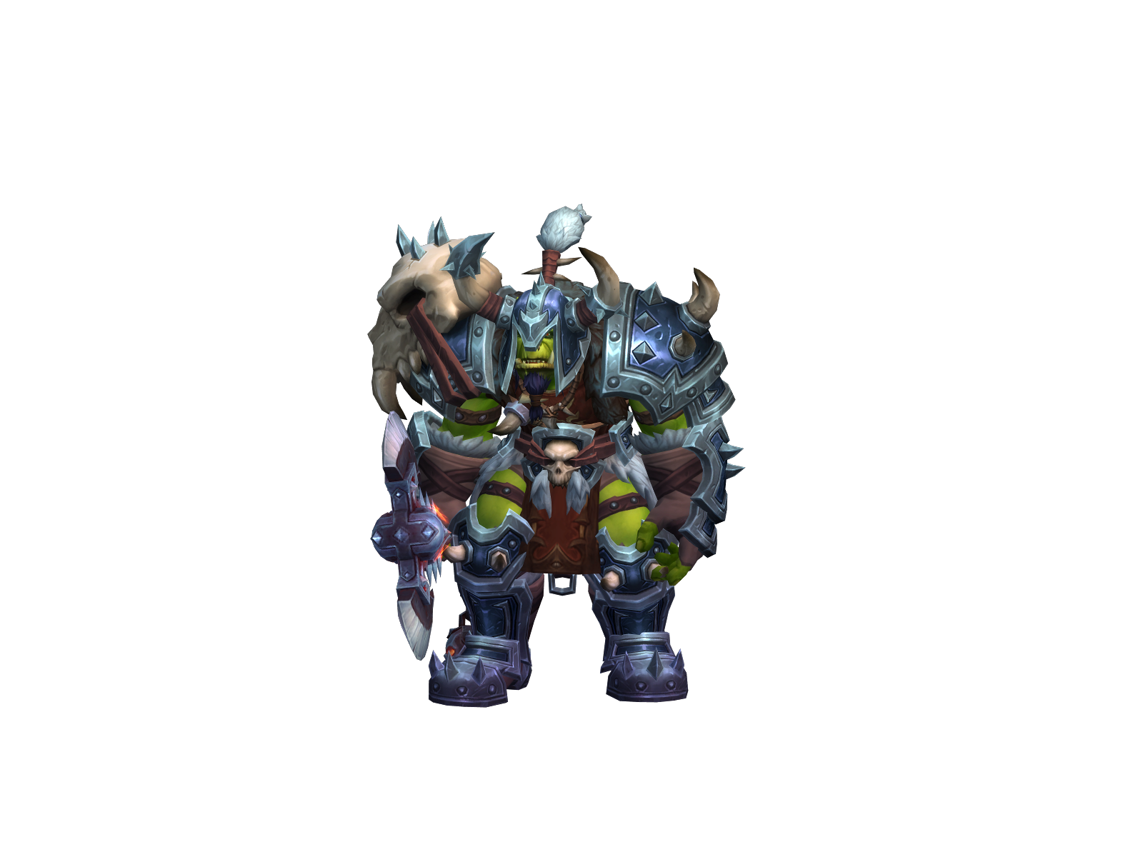 Мрак 3D character render