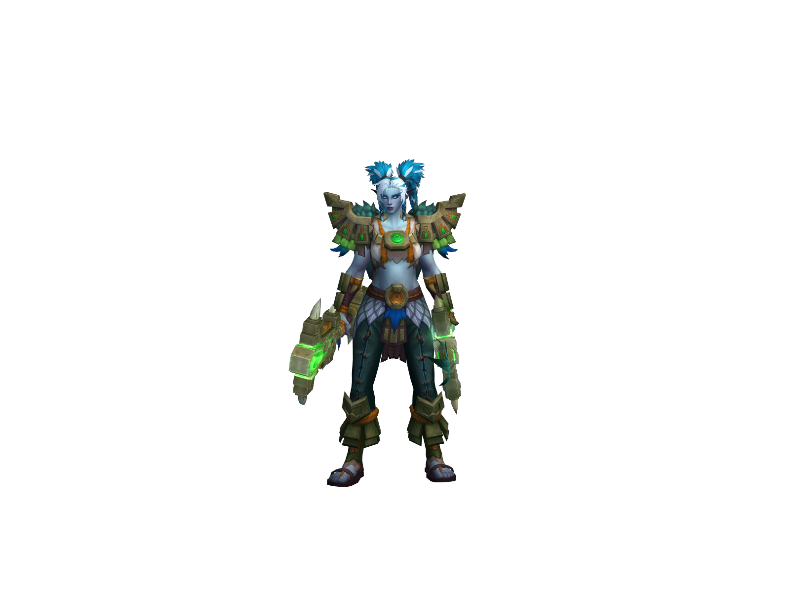 Троя 3D character render