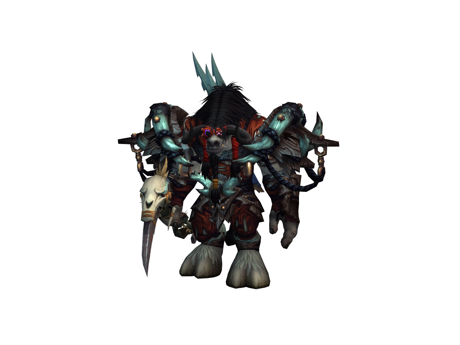 Перерождёный 3D character render