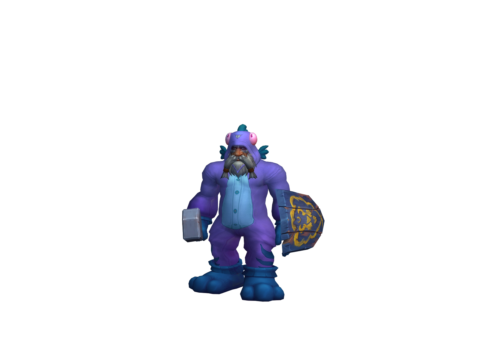 вуфпуф 3D character render