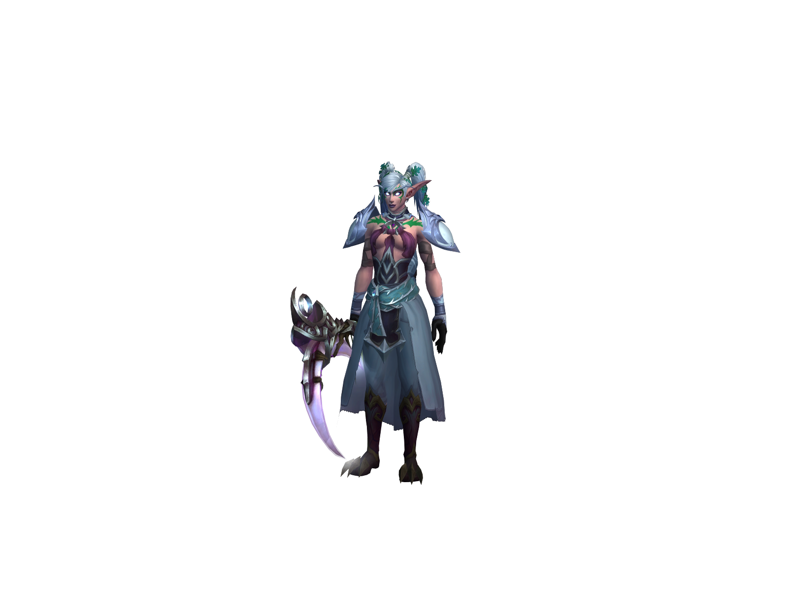 Иори 3D character render
