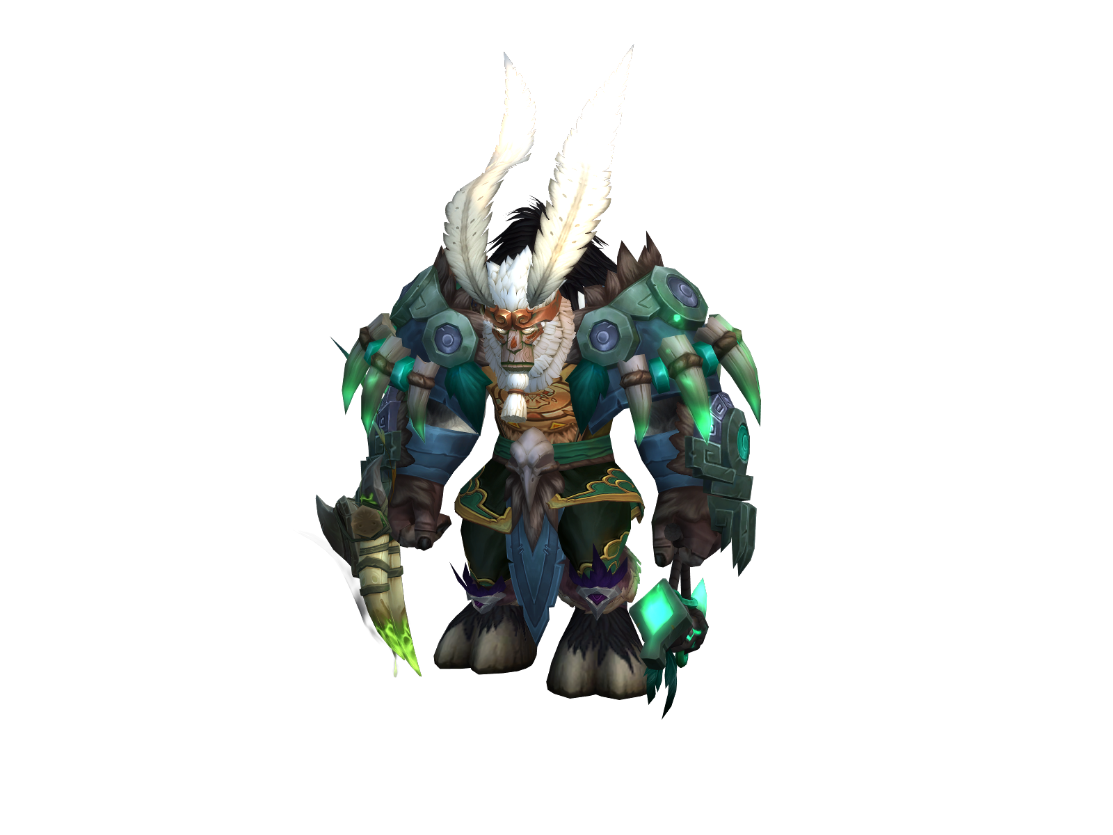 Билик 3D character render