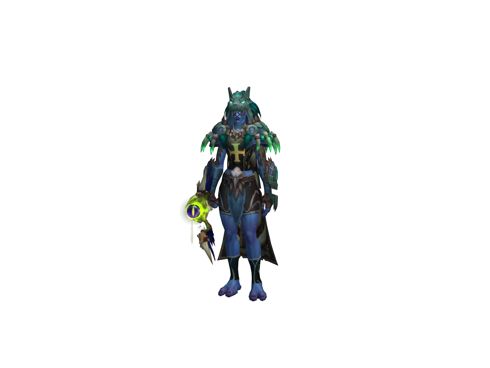 Зуларел 3D character render