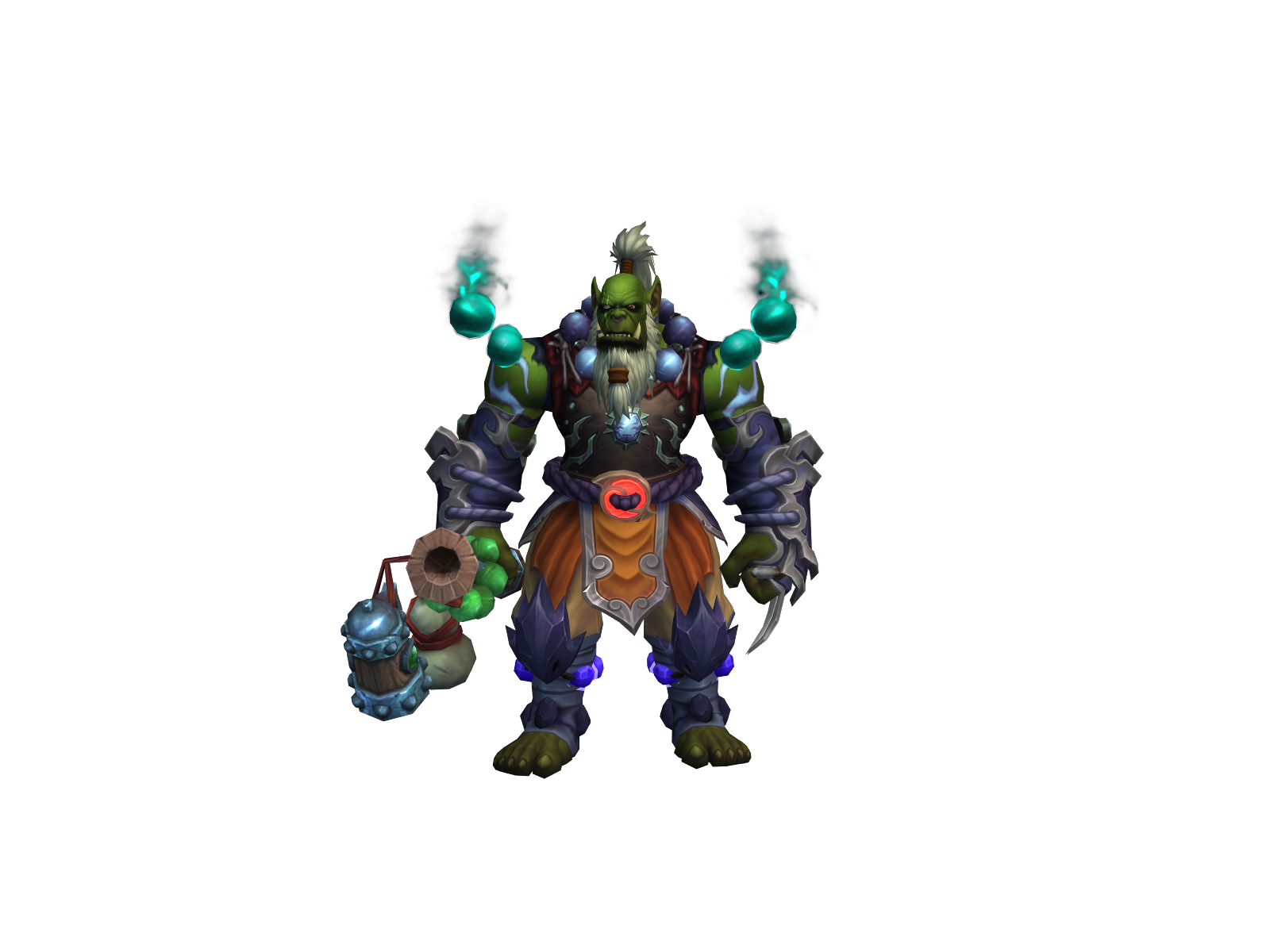 Громридий 3D character render