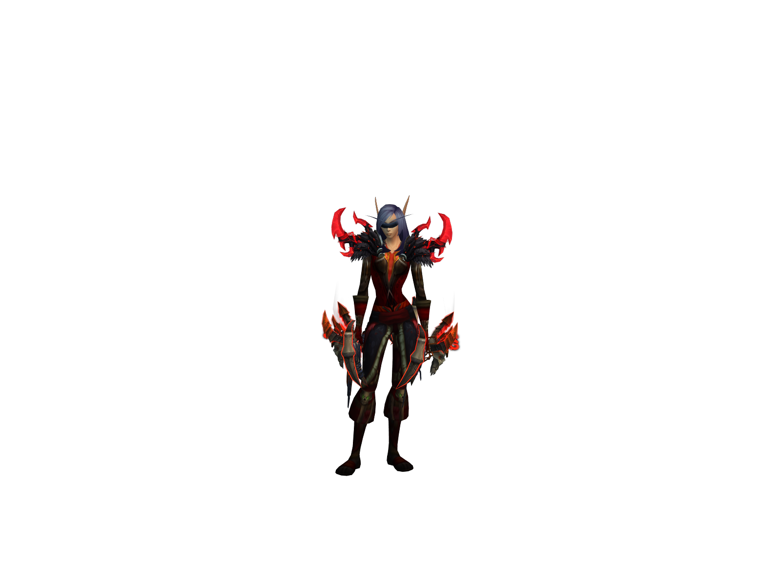 Азазинка 3D character render