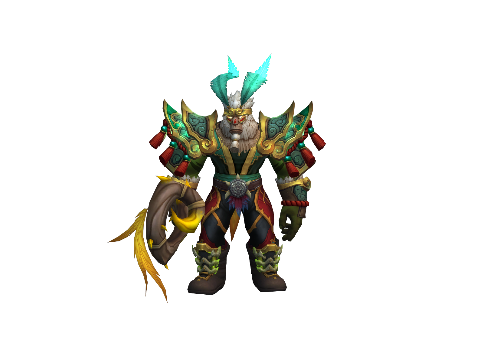 Баган 3D character render