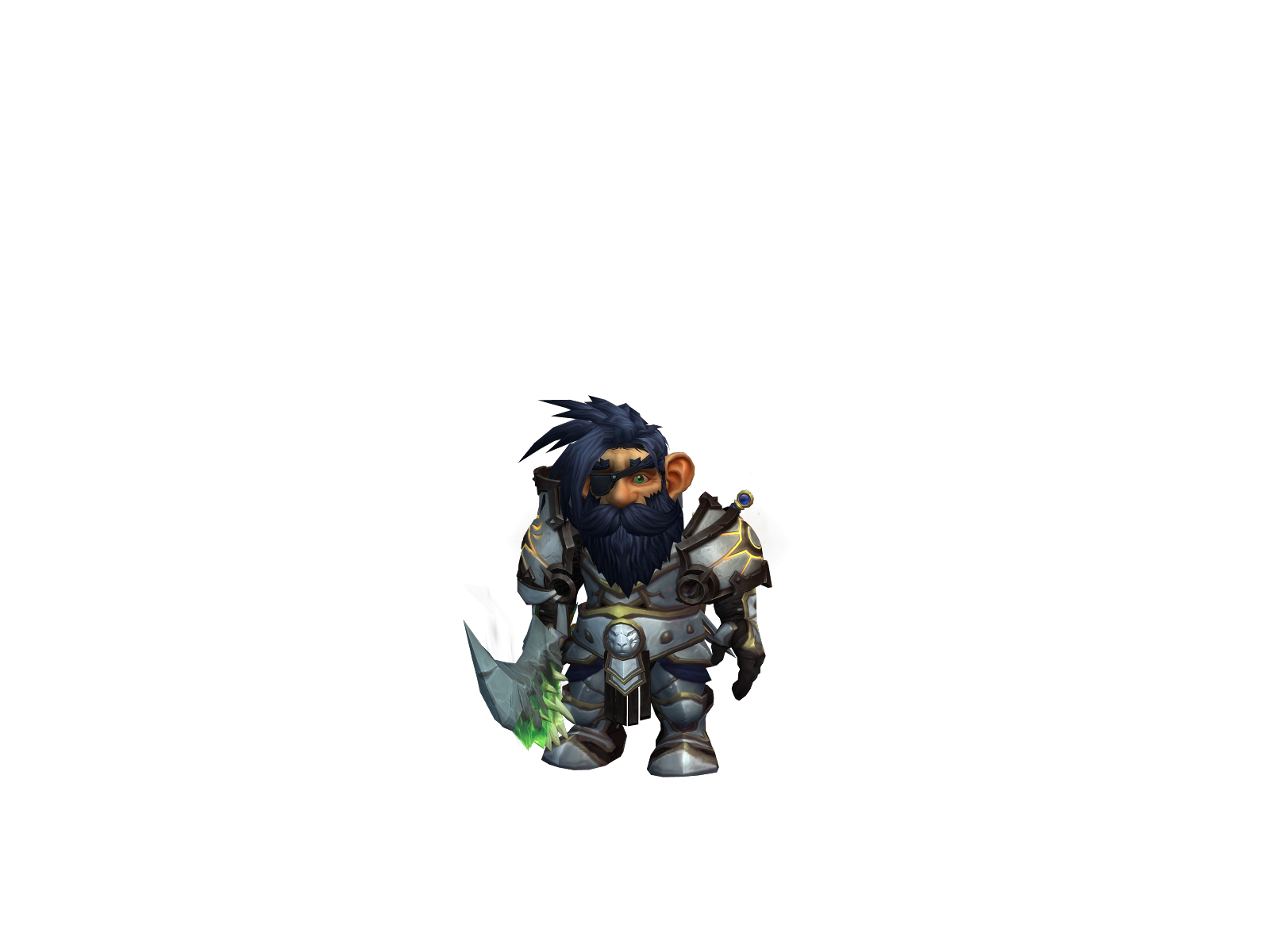 Бьюпервым 3D character render