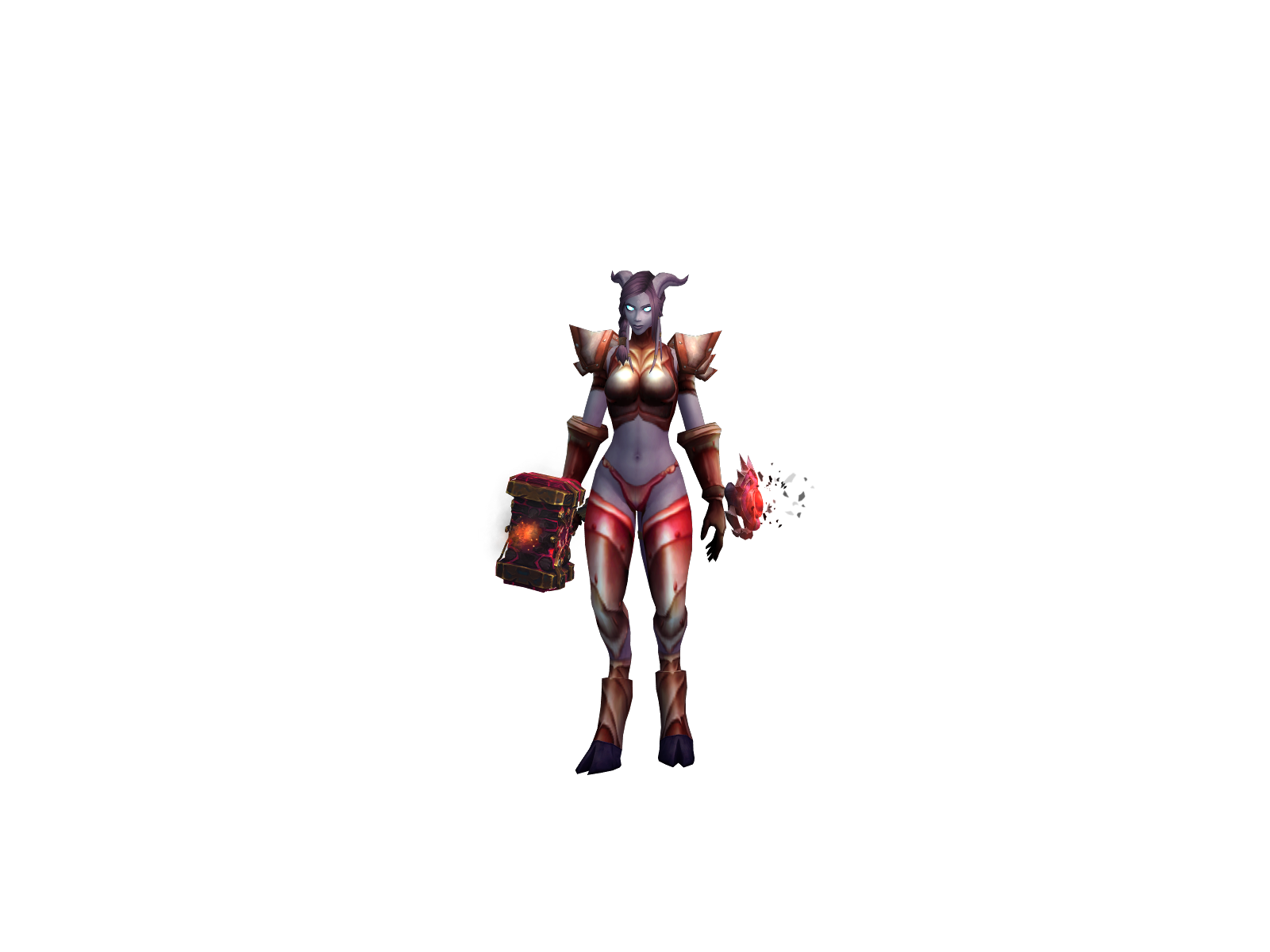 Ауауа 3D character render