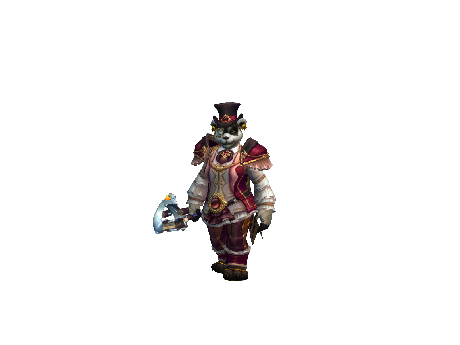 Фрэнчи 3D character render