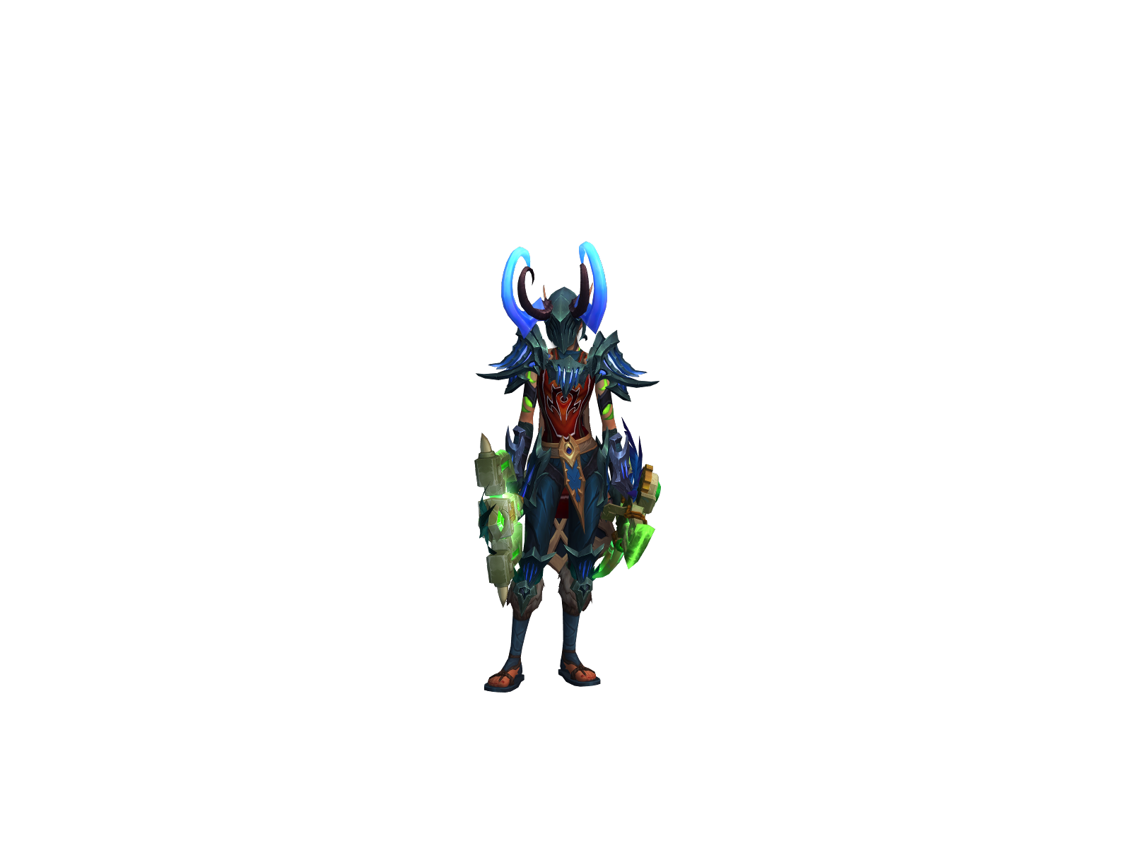 Demonis 3D character render