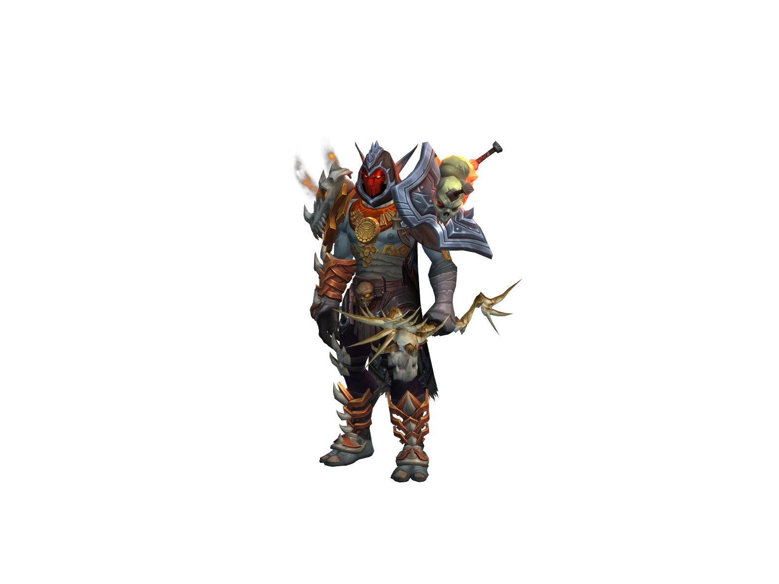 Mercoman 3D character render