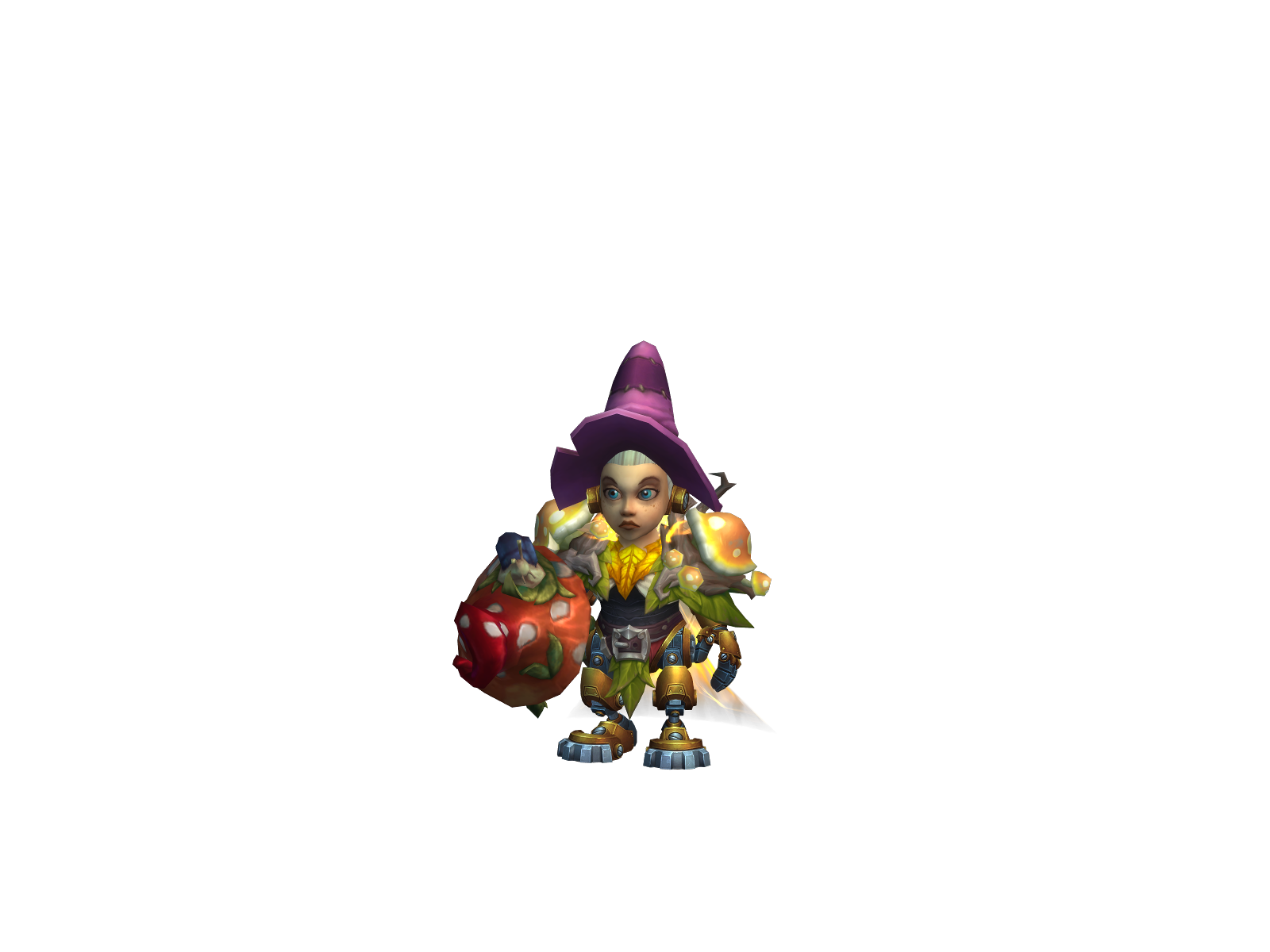 Skiaxtroula 3D character render