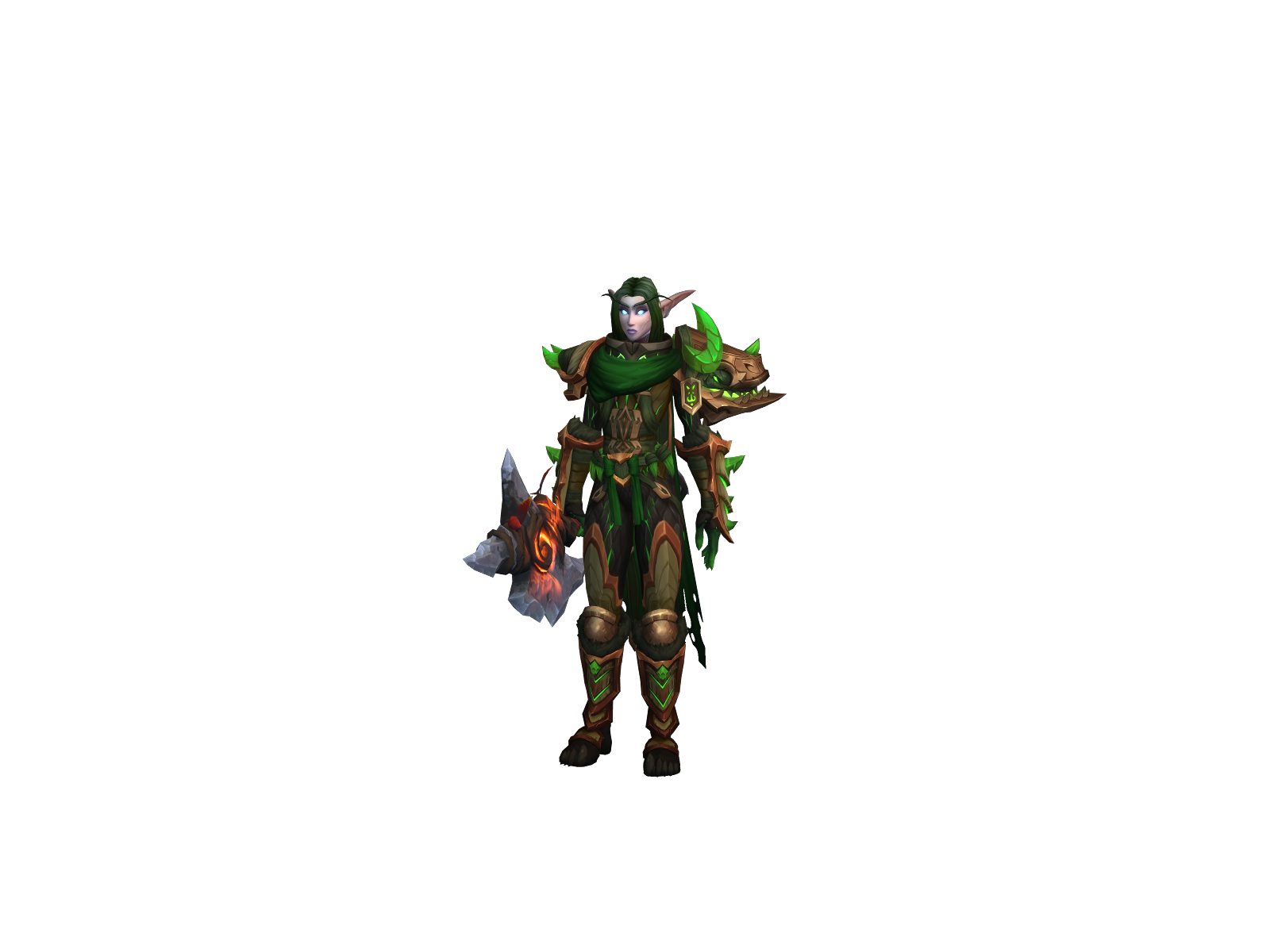Arrowing 3D character render