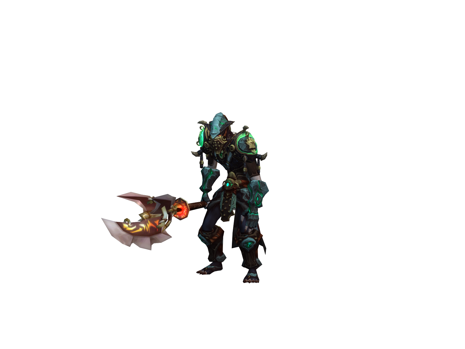 Struggles 3D character render