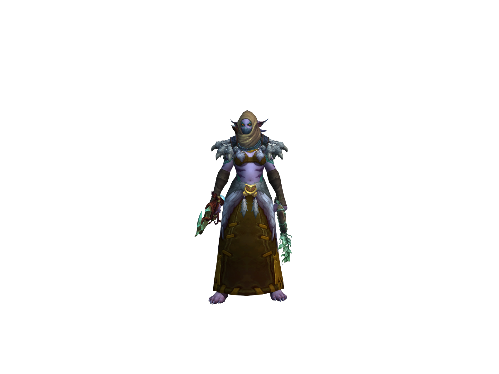 Myrva 3D character render