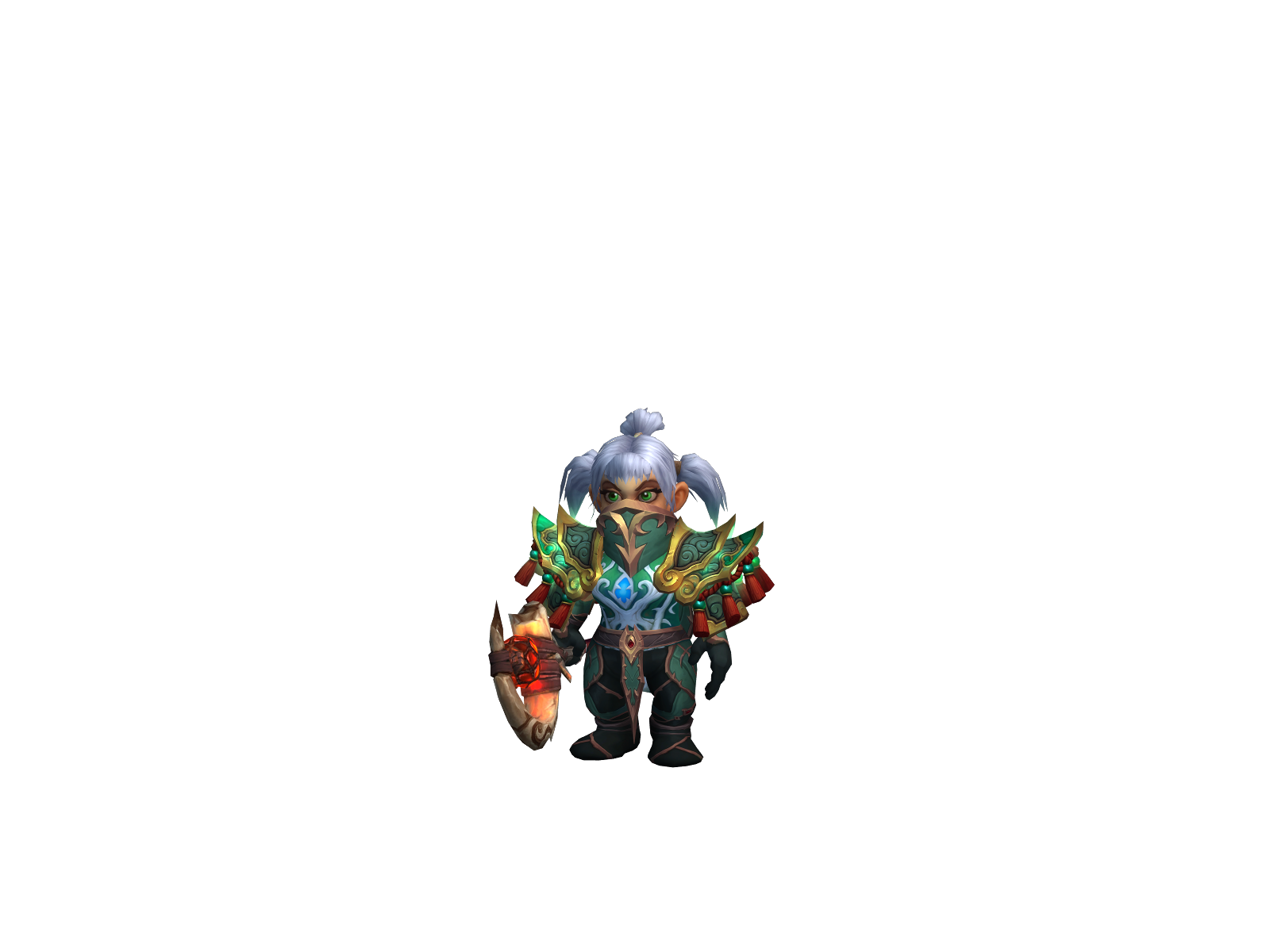 Izabell 3D character render