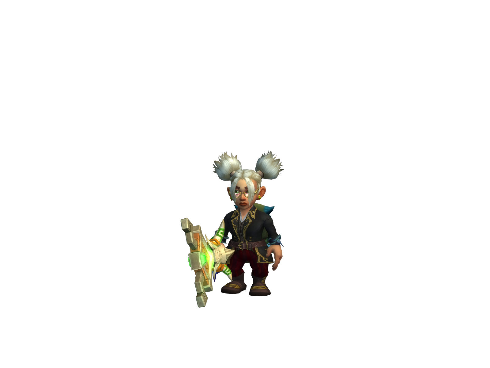 Polymorphene 3D character render