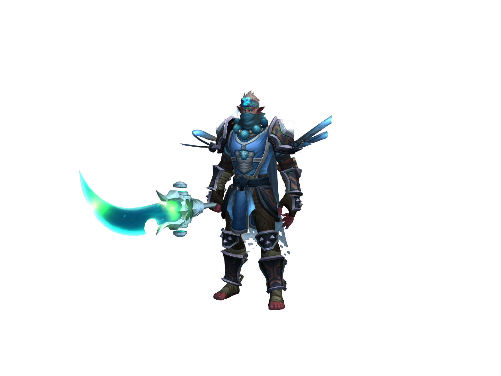 Law 3D character render