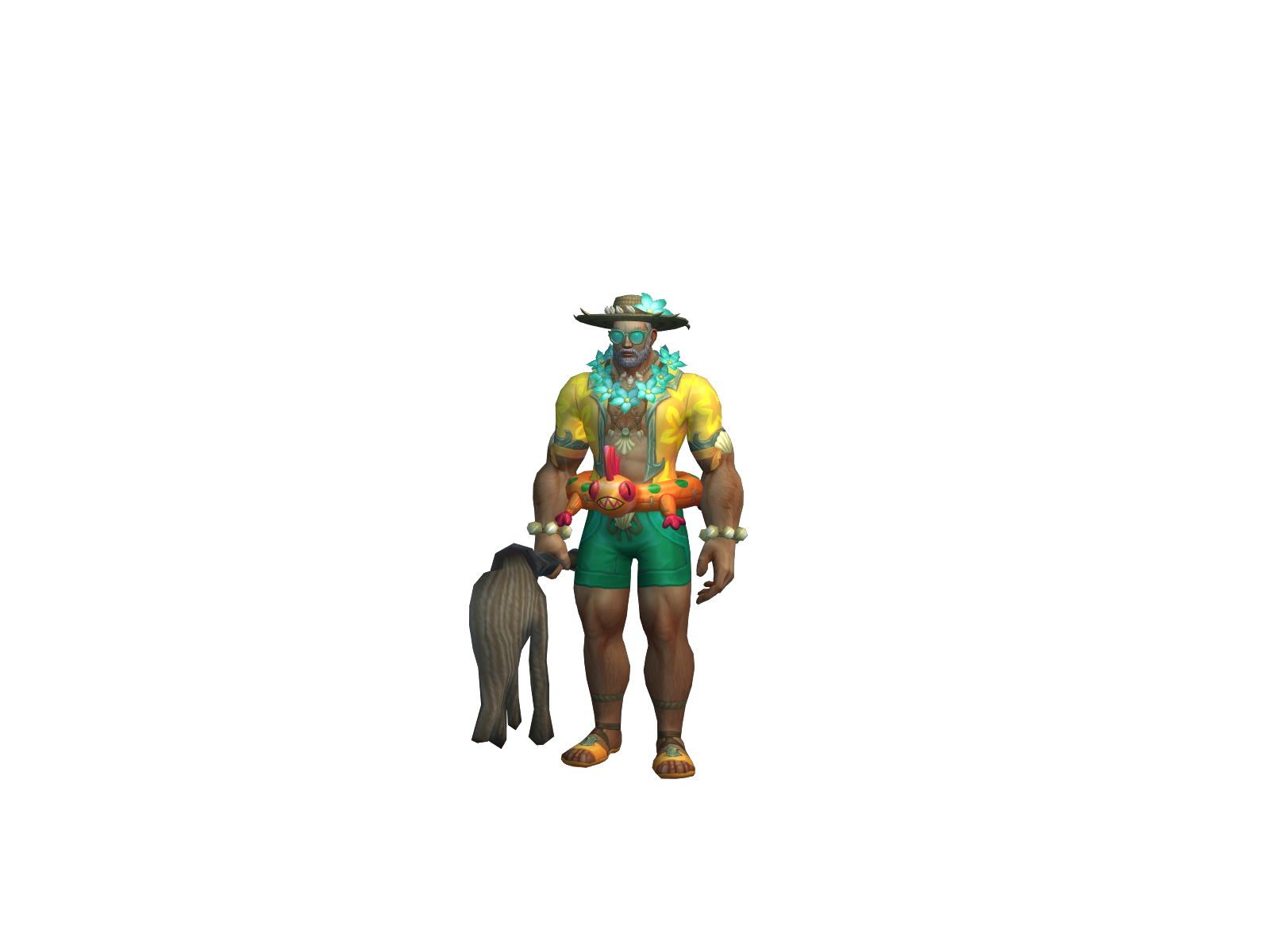 kyrtap 3D character render