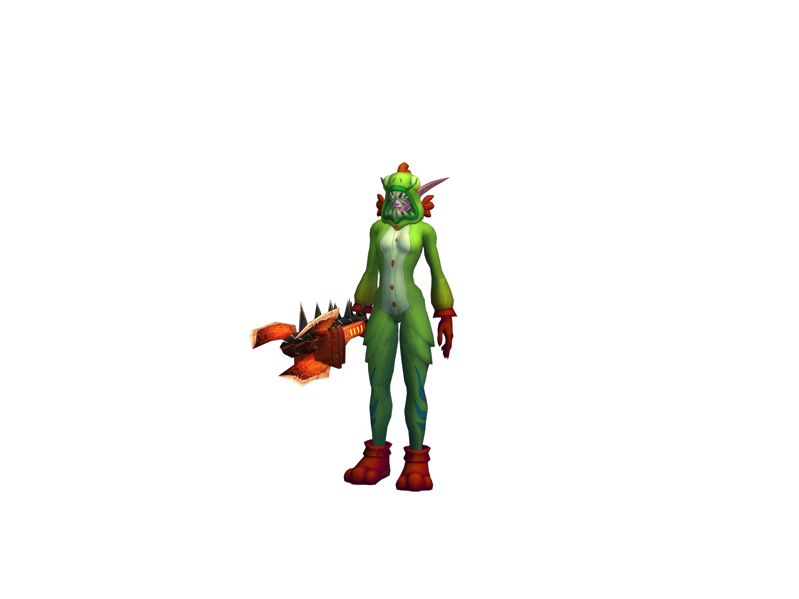 Saruhime 3D character render