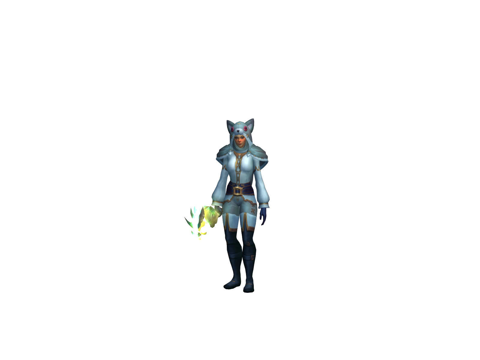 Kumari 3D character render