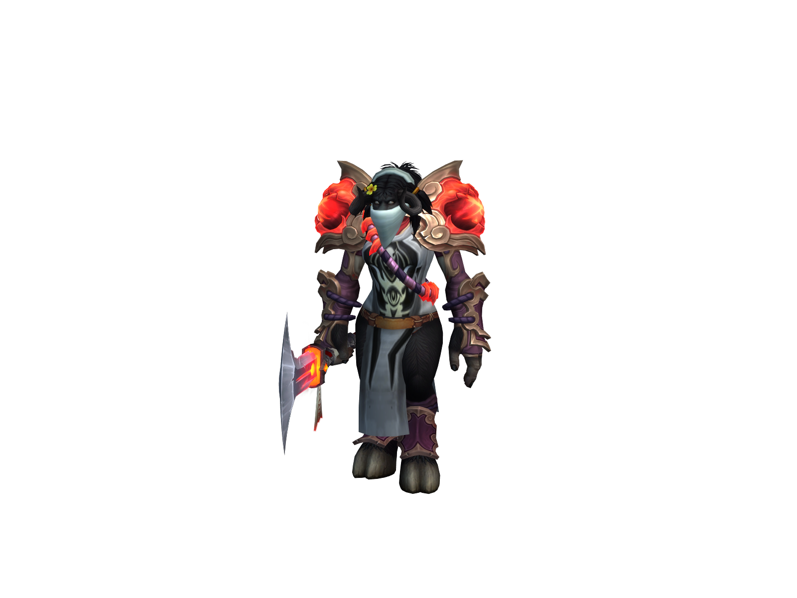 Placamzadky 3D character render