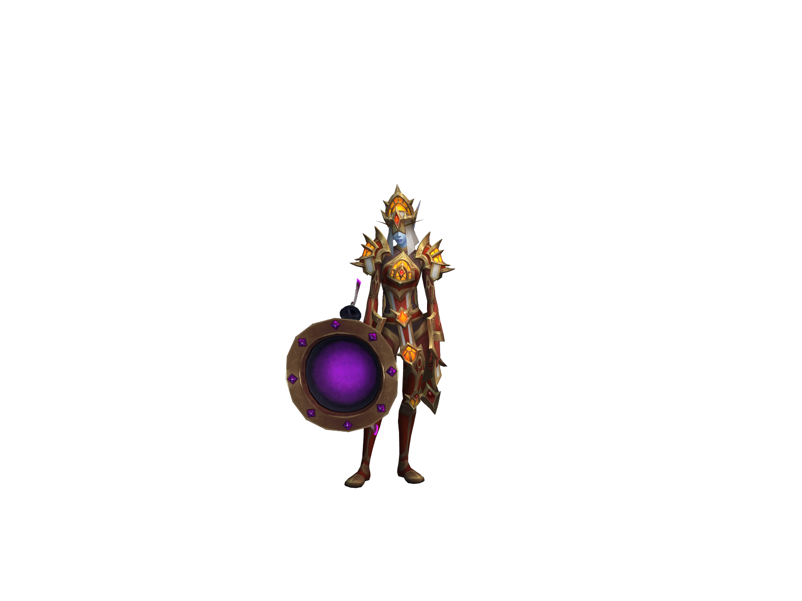 Unboxed 3D character render
