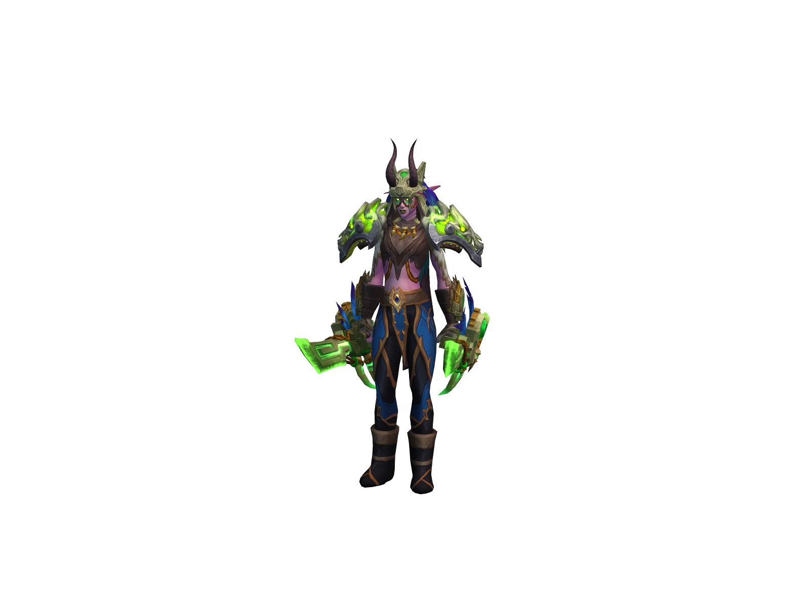 Avodemon 3D character render