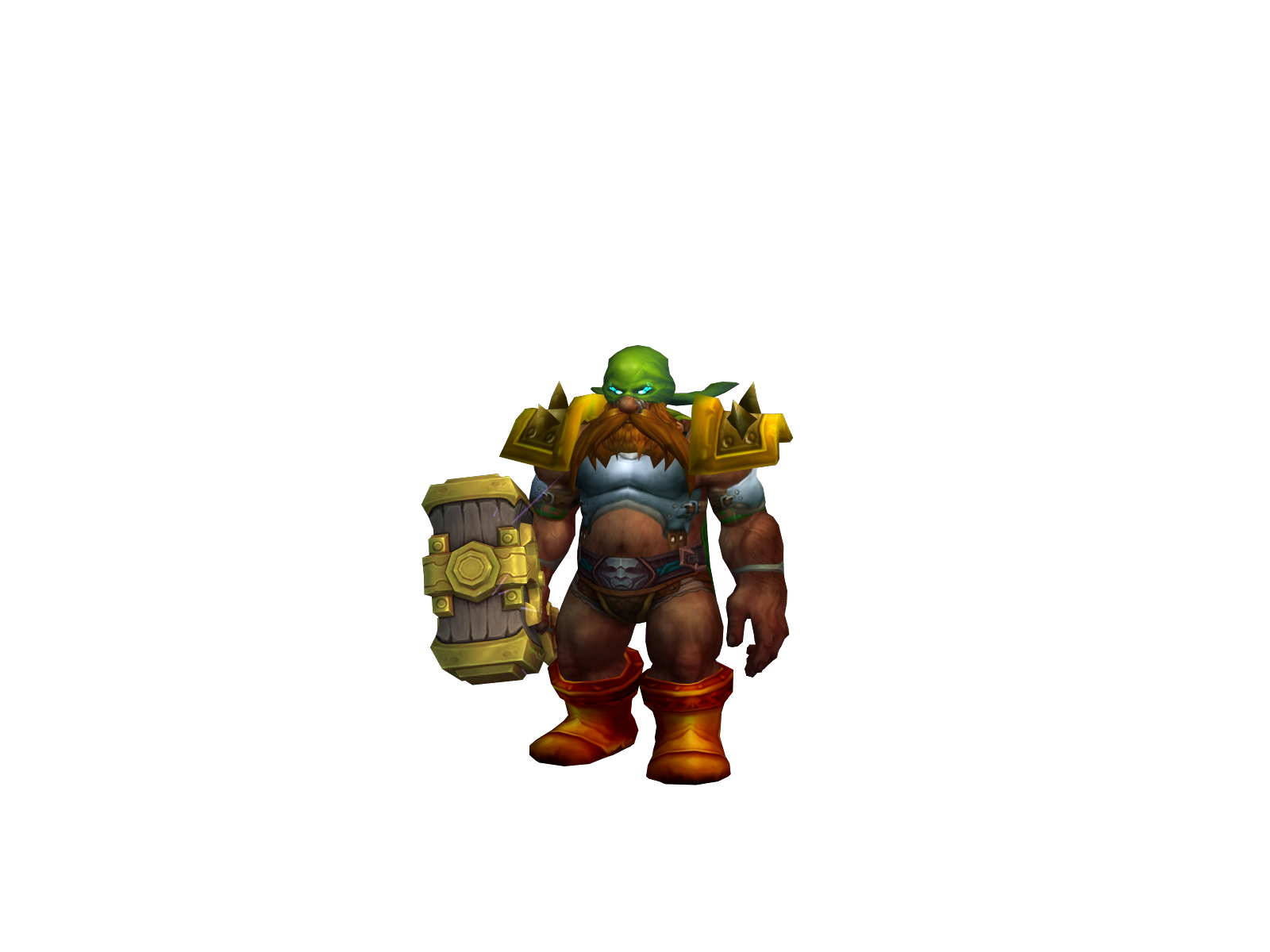 onrack 3D character render